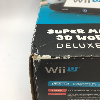 Nintendo Wii U Video Game Console Black CIB Tested and Working w Both Games