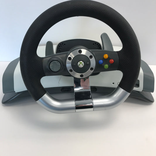 Microsoft WRW02 Xbox 260 Wireless Racing Wheel w Force Feedback X813208-002
