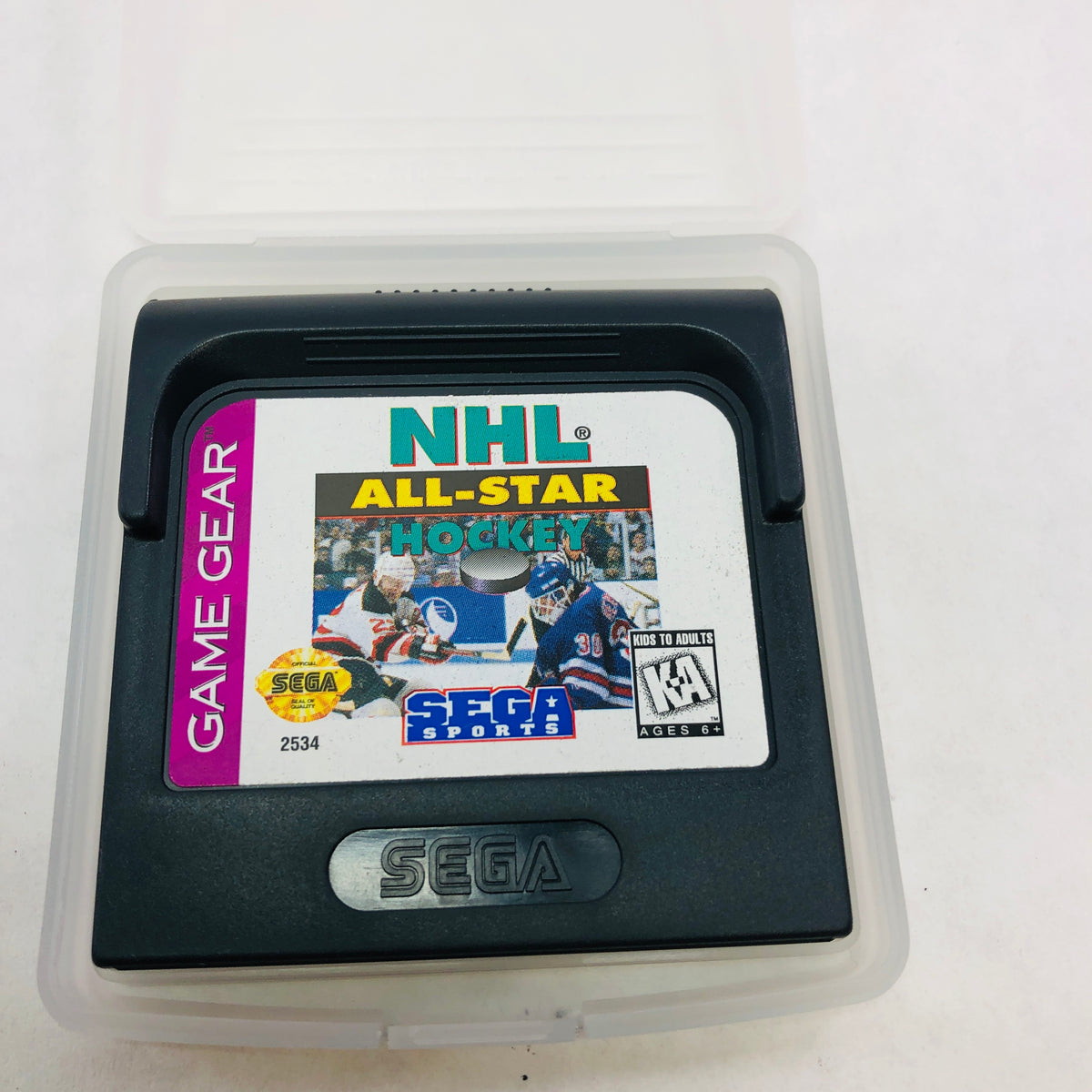 NHL All-Star Hockey (Sega Game Gear, 1994) Complete in Original Box CIB
