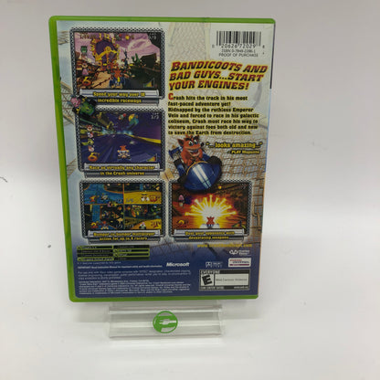 Crash Nitro Kart (Microsoft Xbox, 2003) CIB w Registration Card