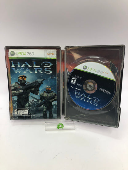 Halo Wars (Microsoft Xbox 360, 2009) CIB Steel Book Case