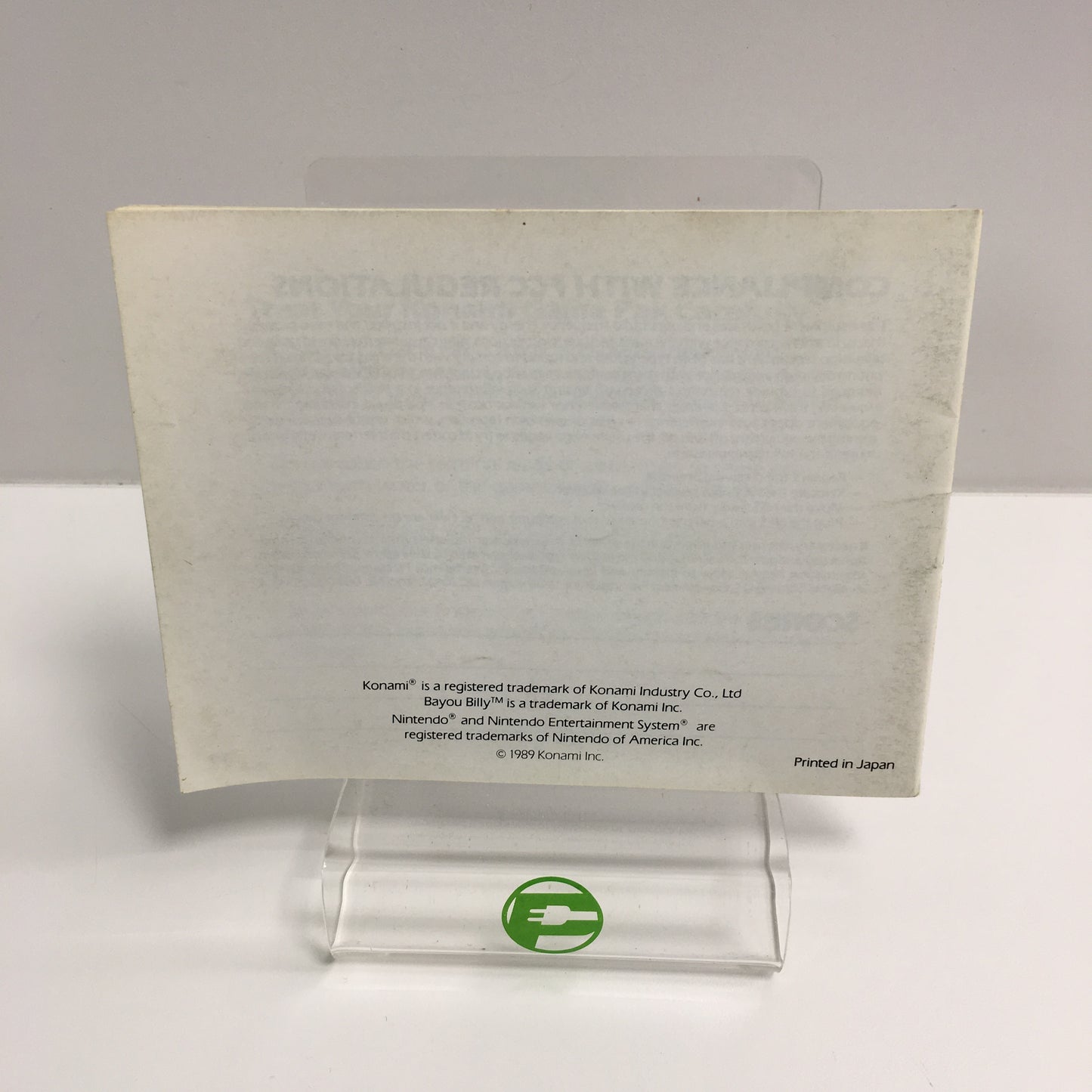 The Adventures of Bayou Billy (Nintendo NES, 1989) Tested Works