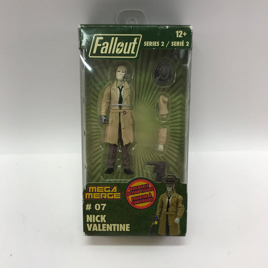 New Fallout  Mega Merge #07 Nick Valentine Buildable Action Figure