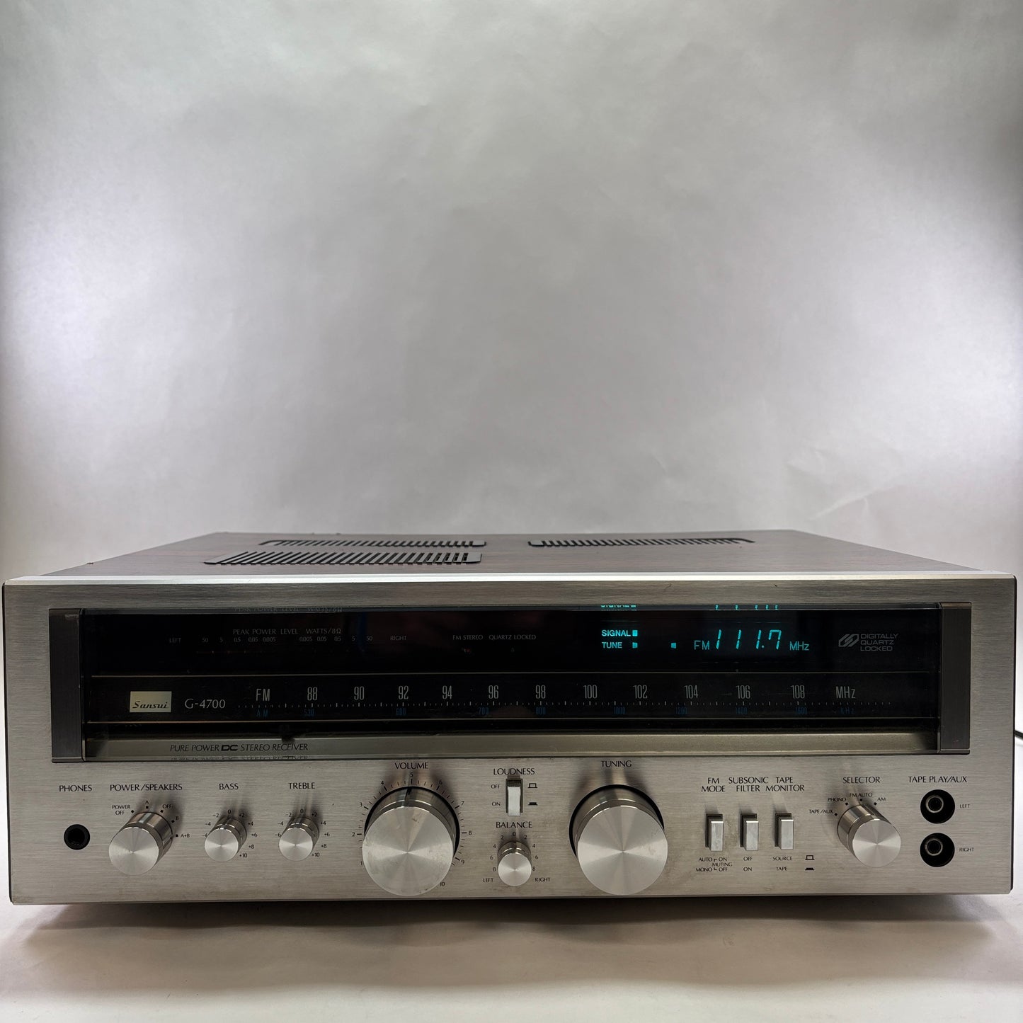 Sansui G-4700 AM/FM Pure Power DC Stereo Receiver