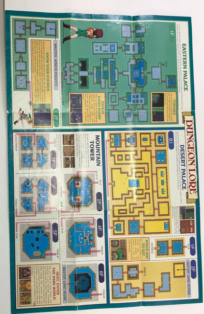 The Legend Of Zelda A Link to the Past (Super Nintendo SNES, 1991) Tested Works