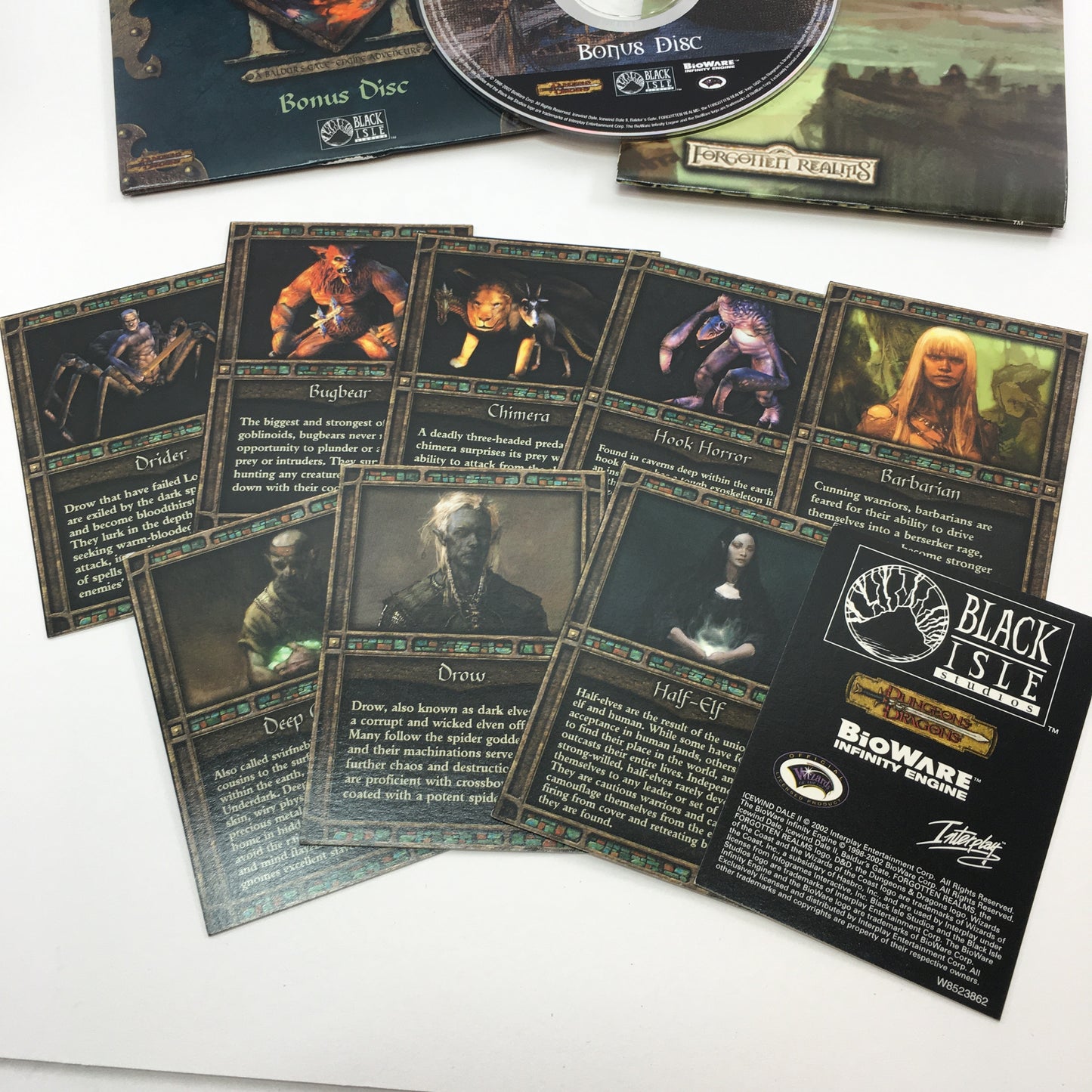 Icewind Dale II and Adventure Pack w Trading Cards and Bonus Disc for PC