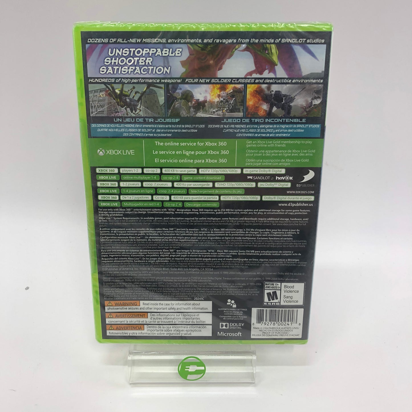 New Earth Defense Force 2025 (Microsoft Xbox 360, 2014) Factory Sealed