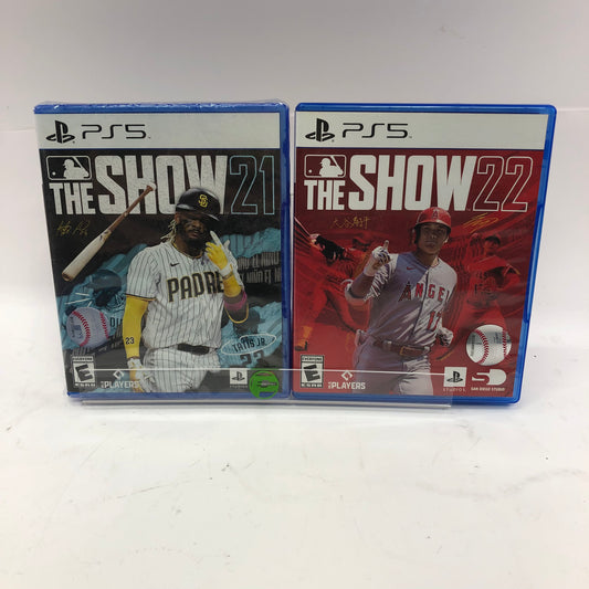 New MLB The Show 21 and 22, One Factory Sealed, CIB