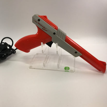 Nintendo NES Zapper Controller NES-005 Orange w Manual and Mario/Duck Hunt