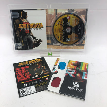 Duke Nukem Forever (Sony PlayStation 3 PS3, 2011) CIB w 3D Glasses