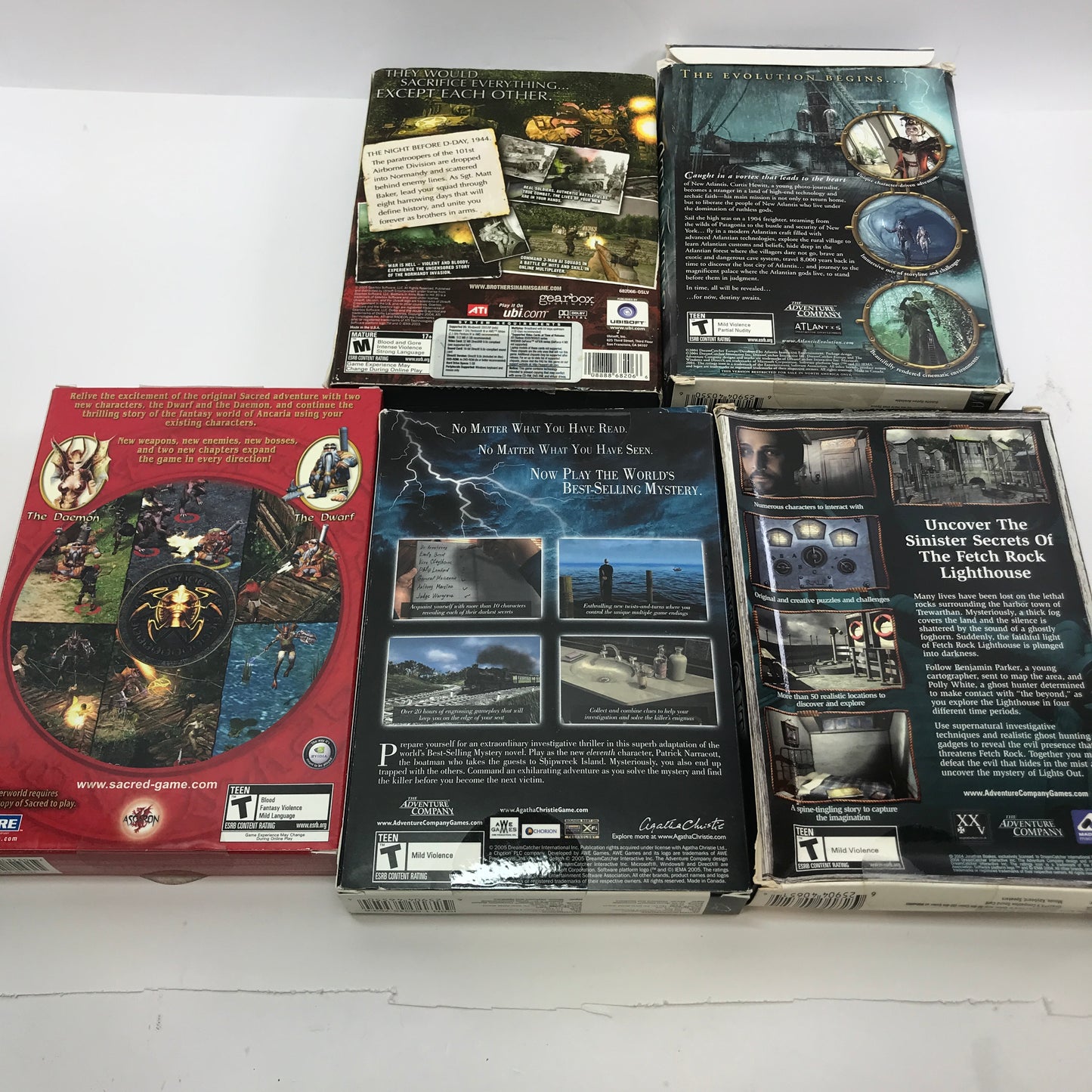 Lot of 50 PC Games [Age of Empires III, Max Payne 2, Agatha Christie and More]