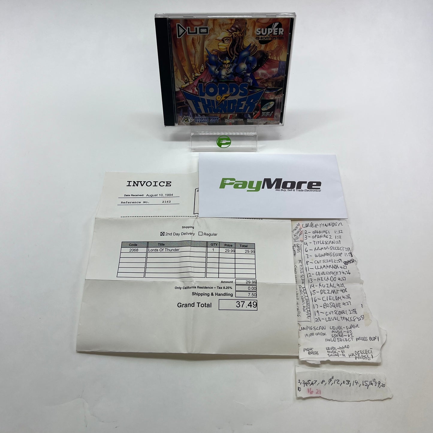 Lords of Thunder (TurboGrafx CD, 1993)