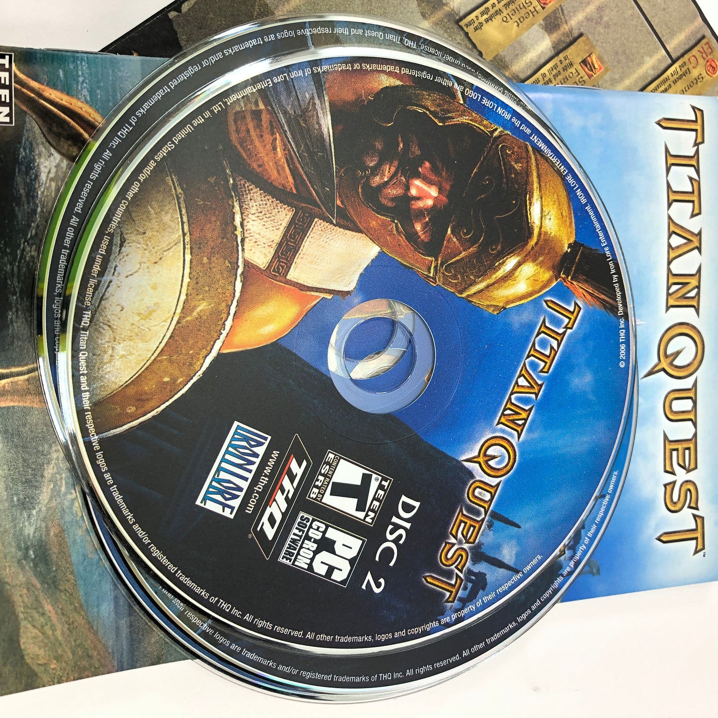 Titan Quest (PC, 2006) Complete in Original Box w/ Manual and Dust Sleeve, CIB