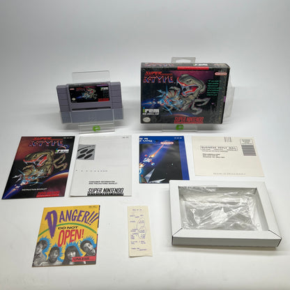 Super R-Type (Super Nintendo SNES, 1991) Complete In Box CIB