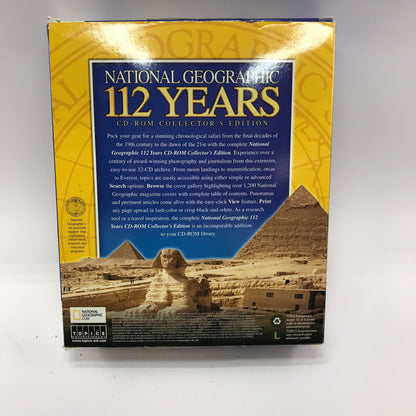 National Geographic 112 Years CD-Rom Collector's Edition 1888- December 2000