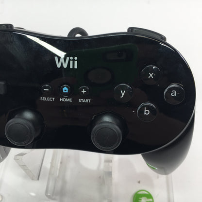 Nintendo Wii Classic Pro Controller RVL-005 Black OEM