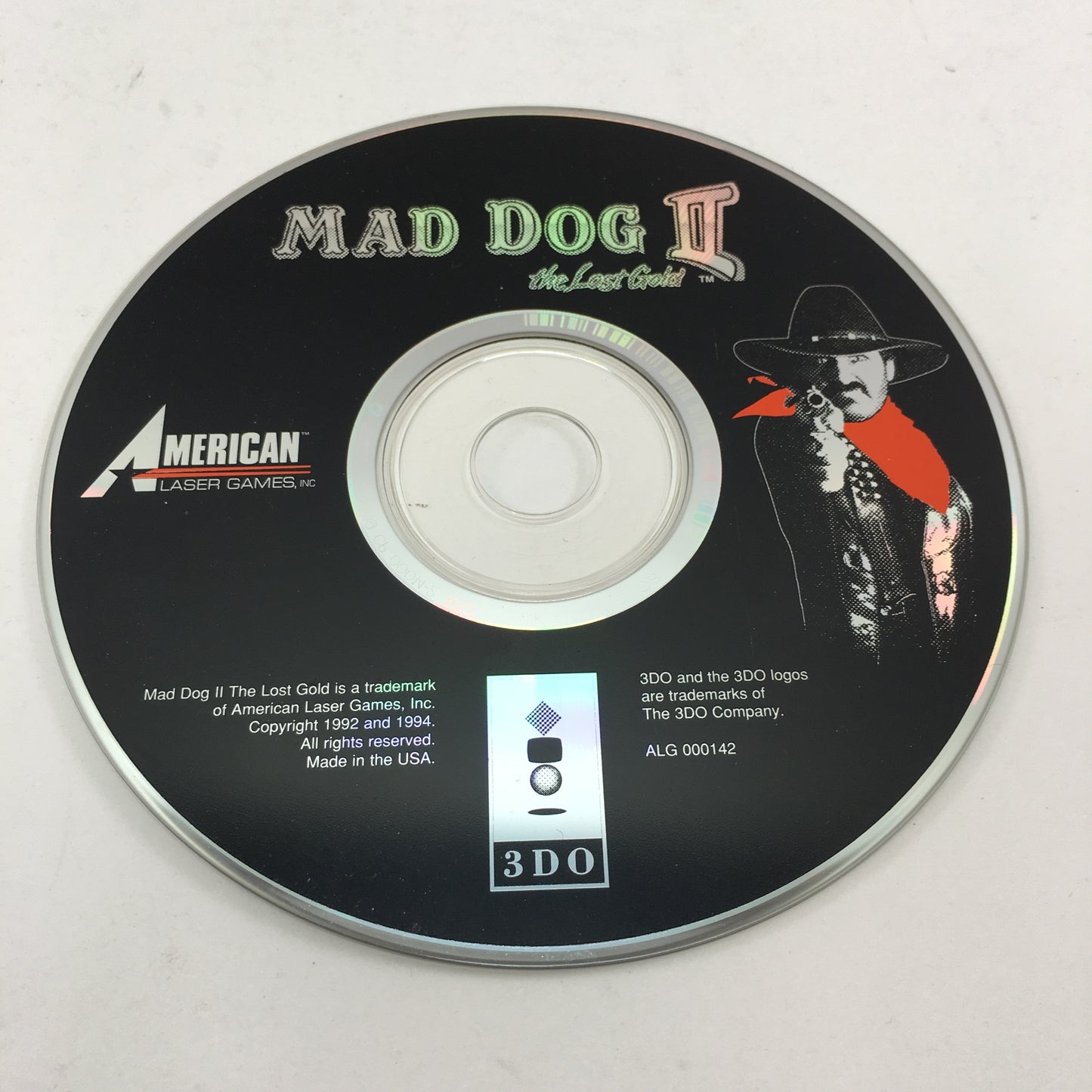 Mad Dog II: The Lost Gold (Panasonic 3DO, 1993) Disc Only