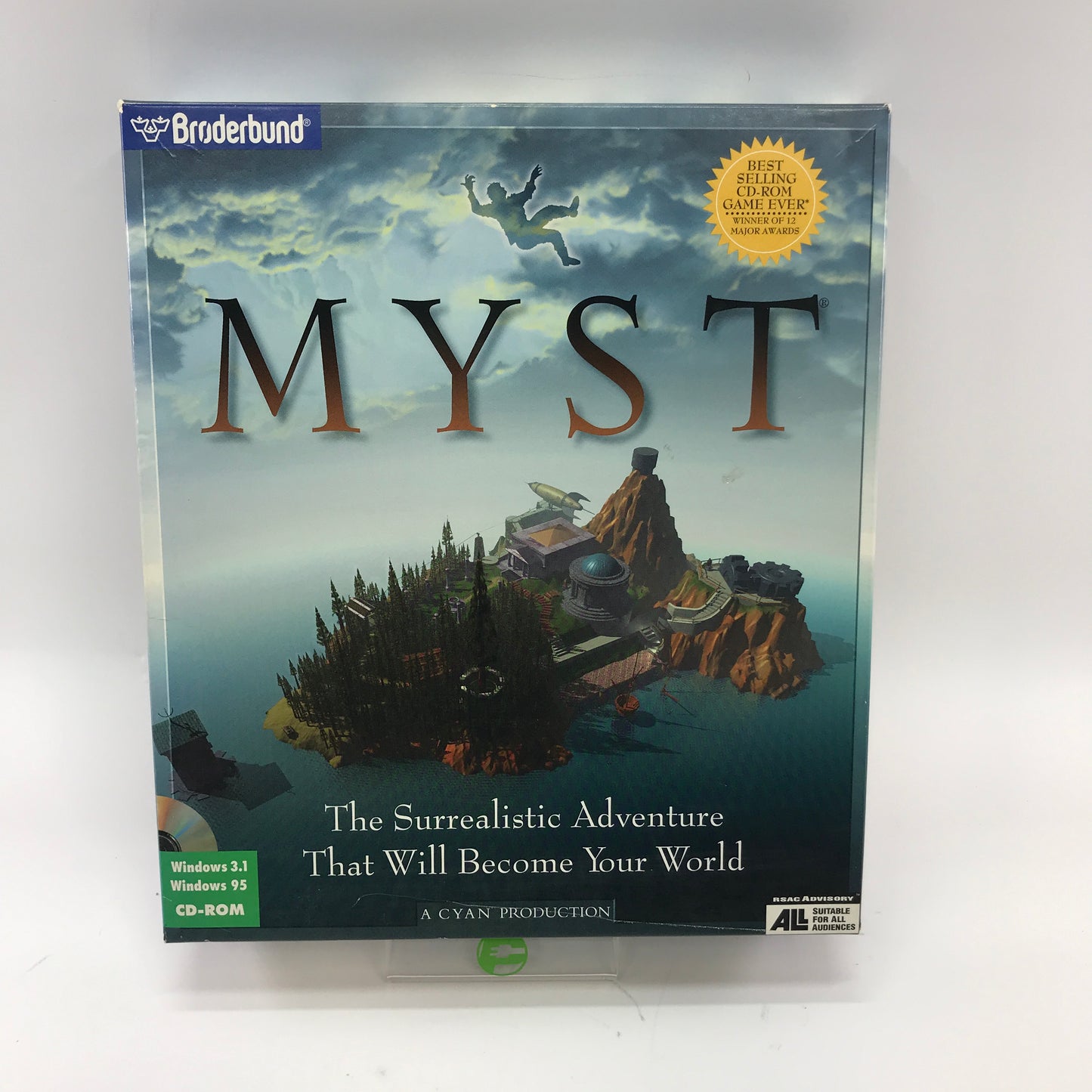 Myst (PC, 1994) Complete in Original Box w/ Manual and Inserts, CIB