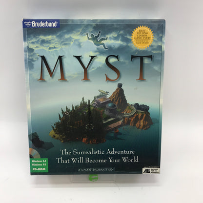 Myst (PC, 1994) Complete in Original Box w/ Manual and Inserts, CIB