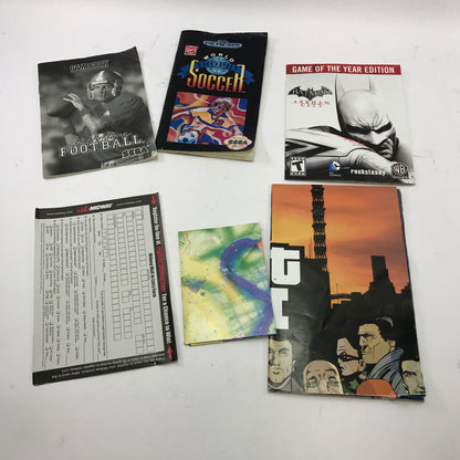 Lot of 93 Assorted Game Manuals [Wii, N64, NES, PS2 and More]  READ