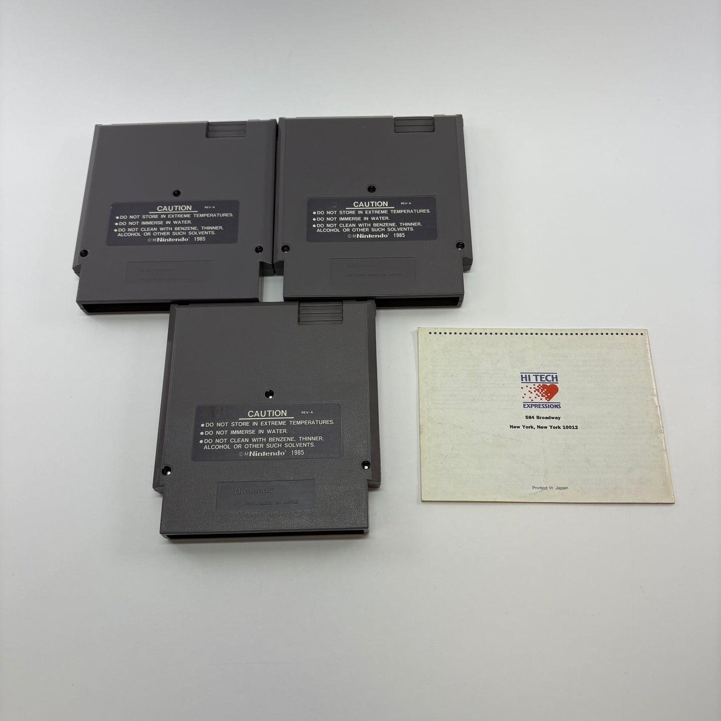 Lot of 3 Nintendo NES Games Family