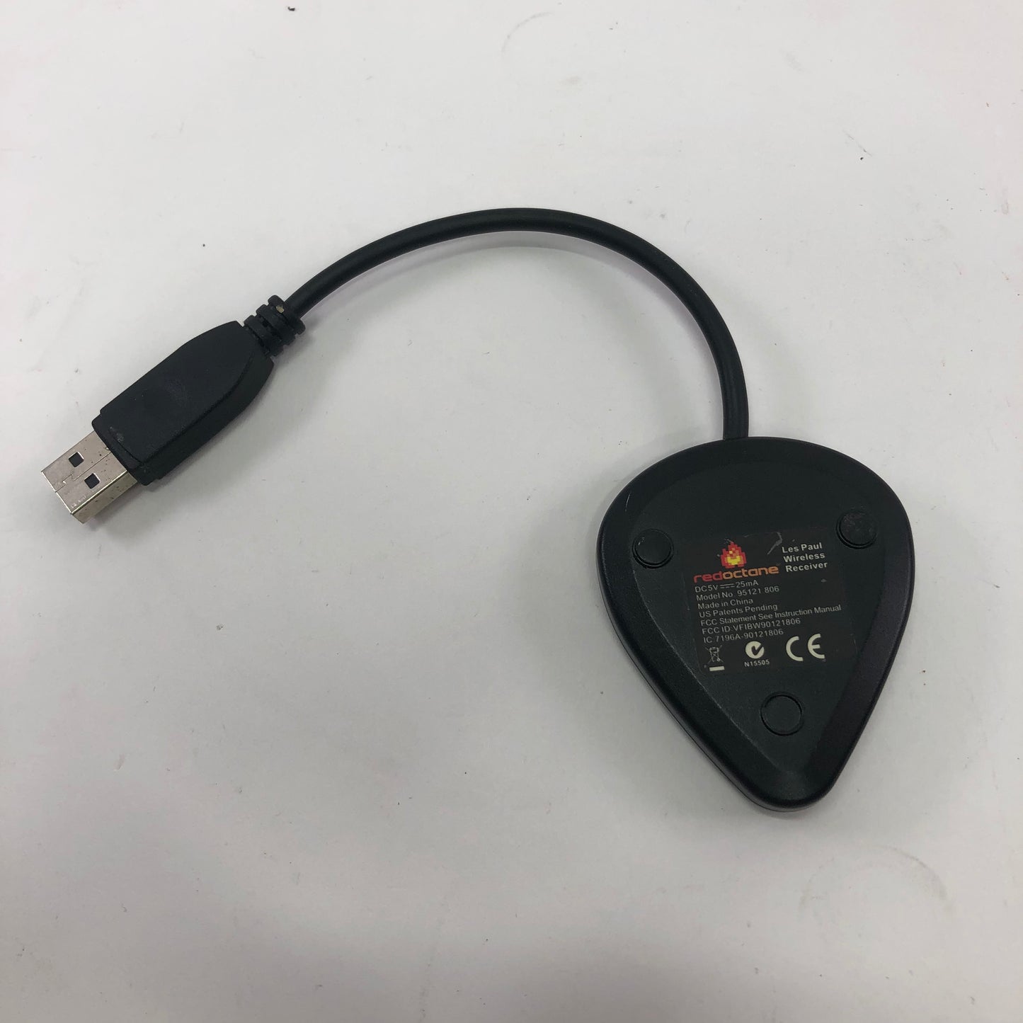 Red Octane Guitar Hero Les Paul Receiver Dongle (PS3 PlayStation 3) Tested