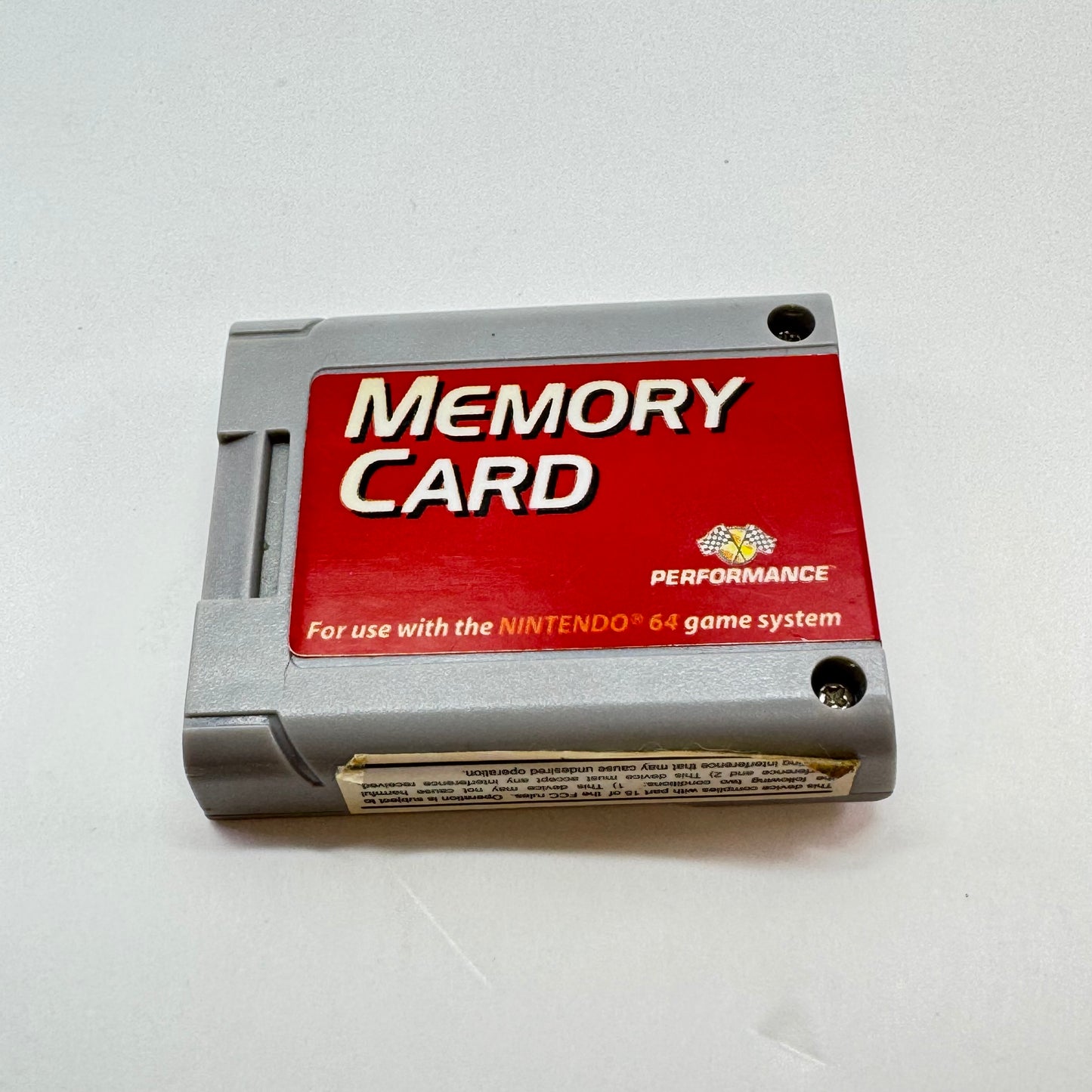 Untested Nintendo 64 Jumper Pak (NUS-008)+TremorPakPlus/Memory Card (P-385/P-302) Black/Gray