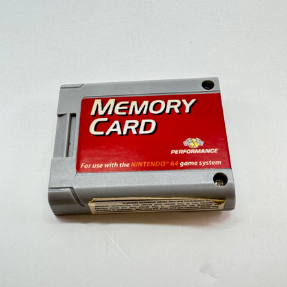 Untested Nintendo 64 Jumper Pak (NUS-008)+TremorPakPlus/Memory Card (P-385/P-302) Black/Gray