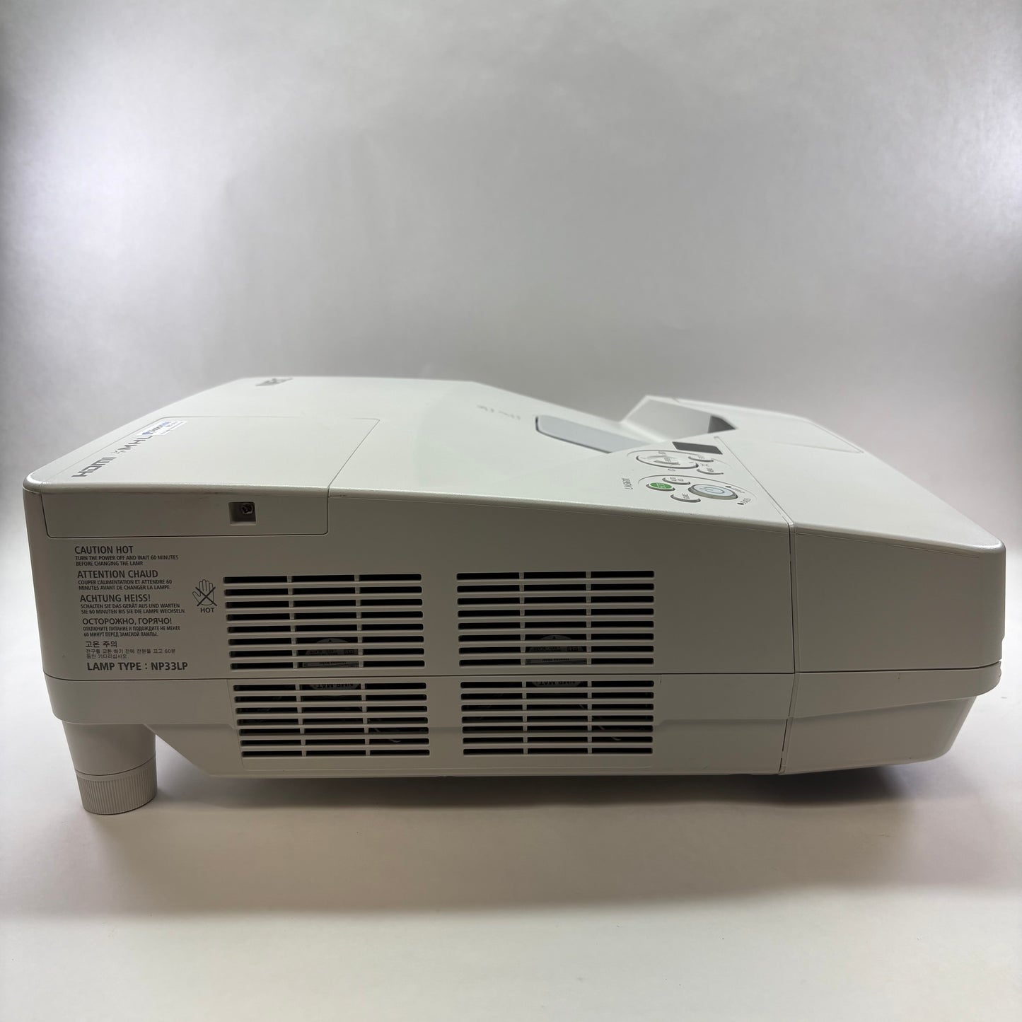 NEC UM361X Projector 1024 x 768 XGA 3,600 Lumens 3LCD Projector NP-UM361X