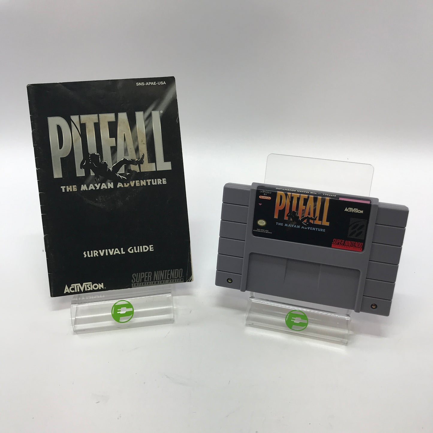 Pitfall The Mayan Adventure (Super Nintendo SNES, 1994) Tested Works
