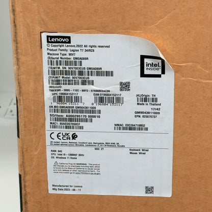 Lenovo Legion T7 34IRZ8