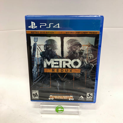 New Metro Redux (Sony PlayStation 4 PS4, 2014) Factory Sealed