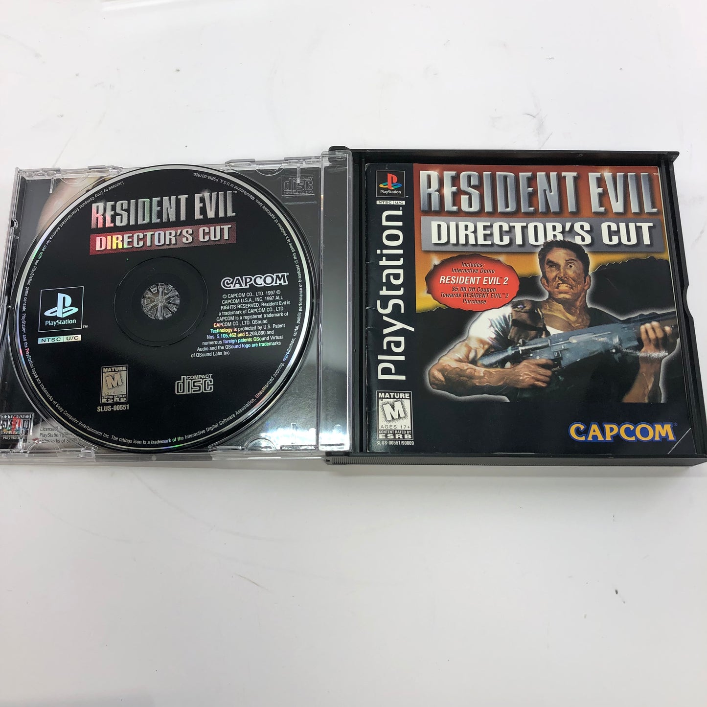 Resident Evil Directors Cut and Resident Evil 2, Tested, Working 