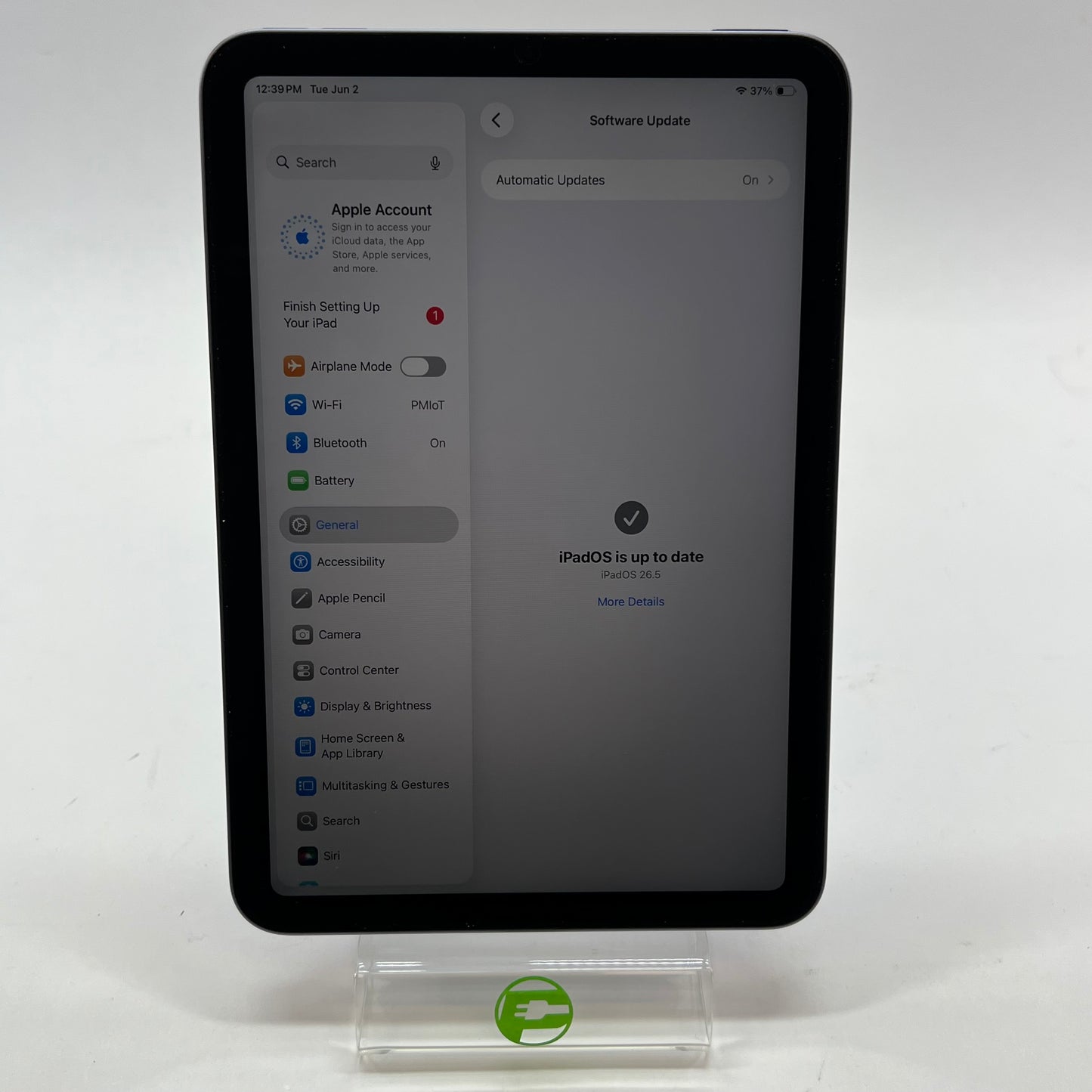 WiFi Only Apple iPad 6th Gen 64GB Purple MK7R3LL/A