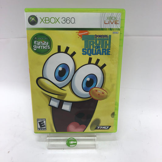 SpongeBob's Truth or Square (Microsoft Xbox 360, 2009) CIB