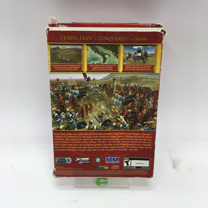 Rome: Total War (PC, 2004) Complete in Original Box w/ Manual, SEGA Version, CIB