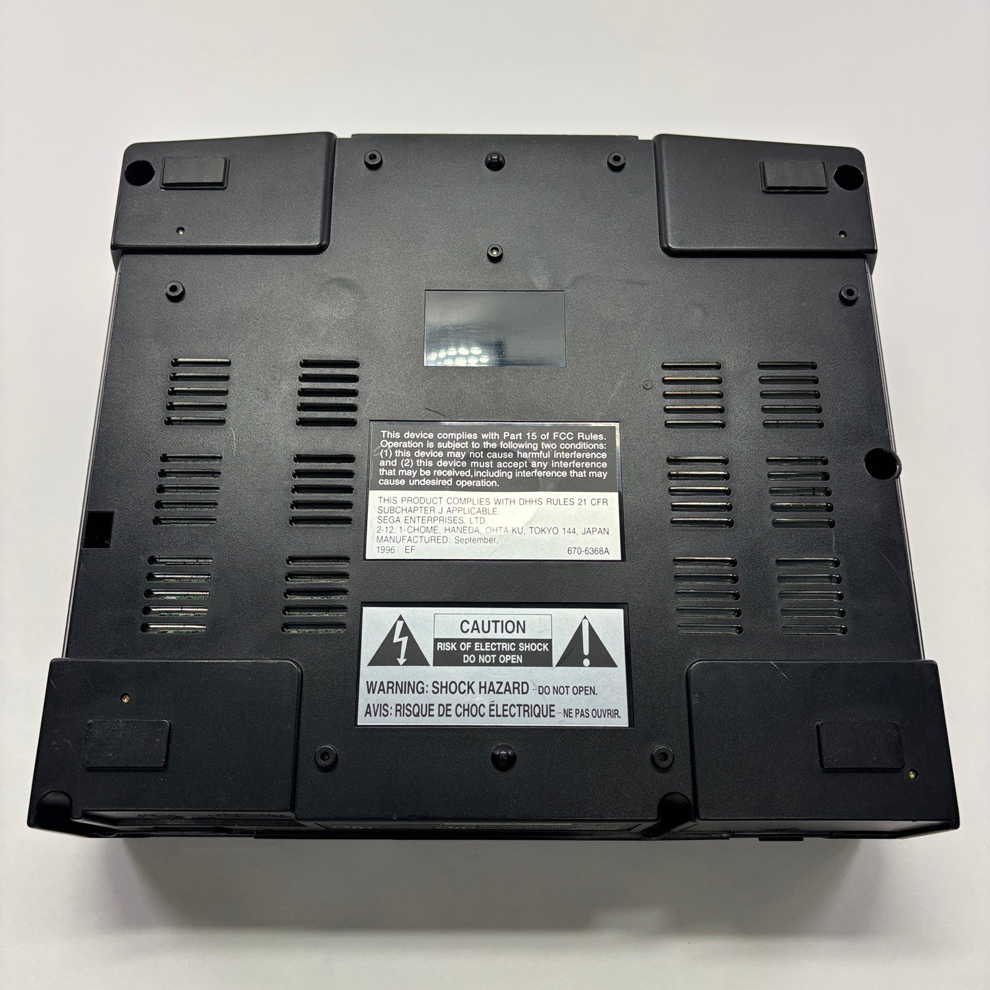 Sega Saturn Model 1 Video Game Console Black MK-80000A