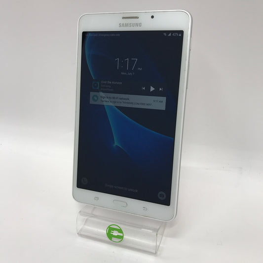 WiFi Only Samsung Galaxy Tab A 7.0" 8GB White SM-T285, Tested, Working
