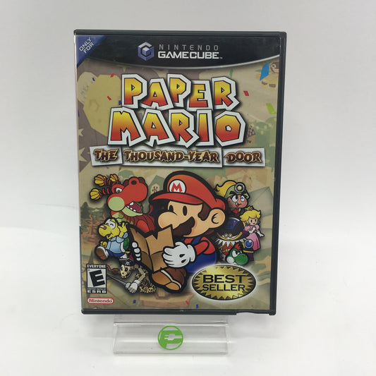 Paper Mario Thousand Year Door (Nintendo GameCube, 2004) CIB, Tested and Working