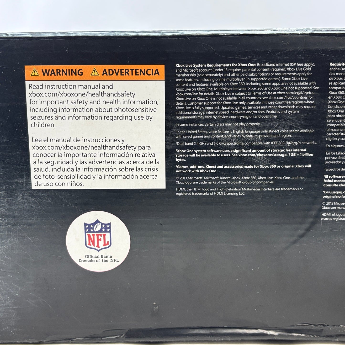 Microsoft Xbox One 500GB Console Gaming System Only Black 1540