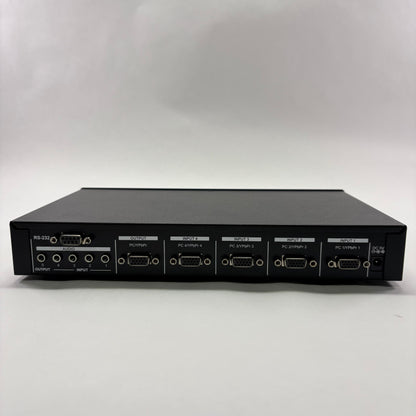 StarTech.com 4 Port VGA Video and Audio Switch w Control RS-232