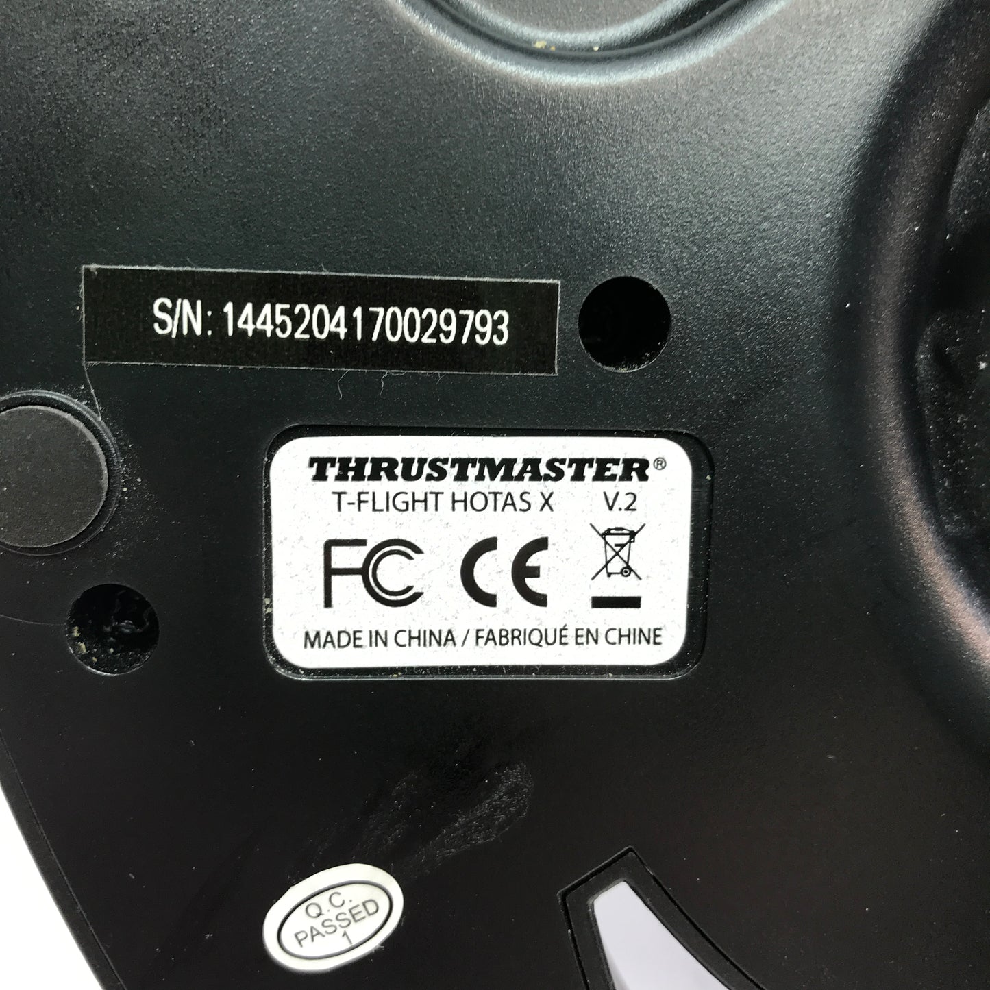 Broken Thrustmaster T-Flight Hotas X V.2 Flight Simulator Controller READ