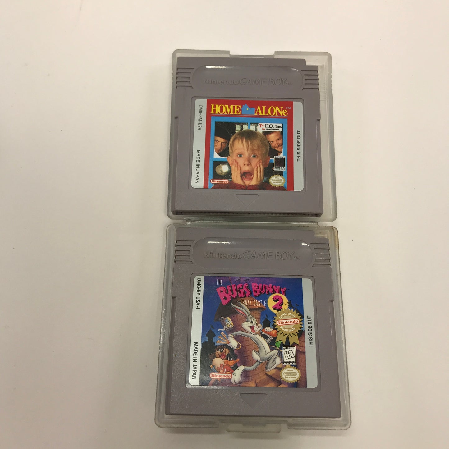 Lot of 7 Nintendo Game Boy Games, Two Black Cartridges