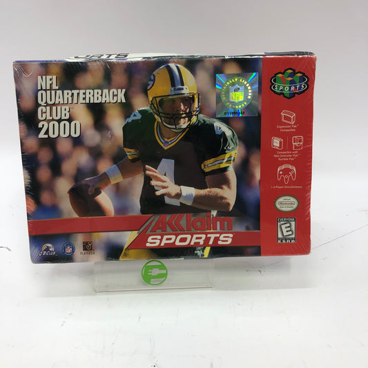 New NFL Quarterback Club 2000 (Nintendo 64 N64, 1999) Factory Sealed
