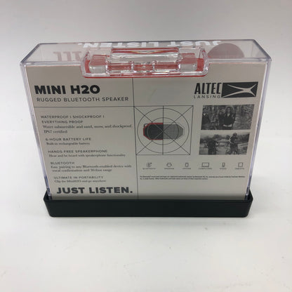 Altec Lansing Mini H20 Bluetooth Speaker Red IMW257-DR-TA New In Box