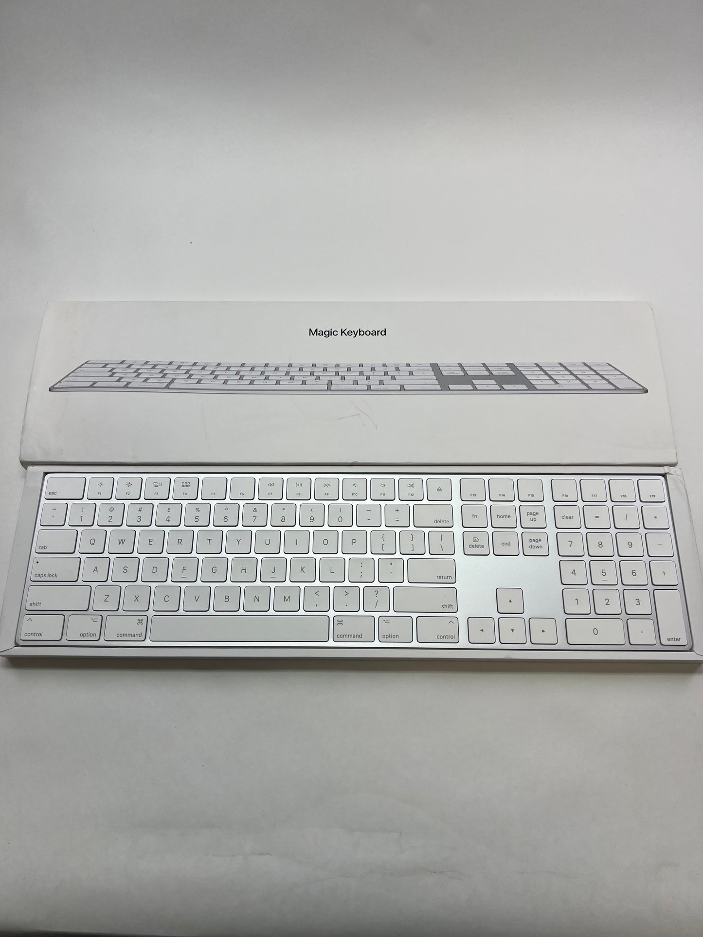 Apple Magic Keyboard with Numeric Keypad White MQ052LL/A