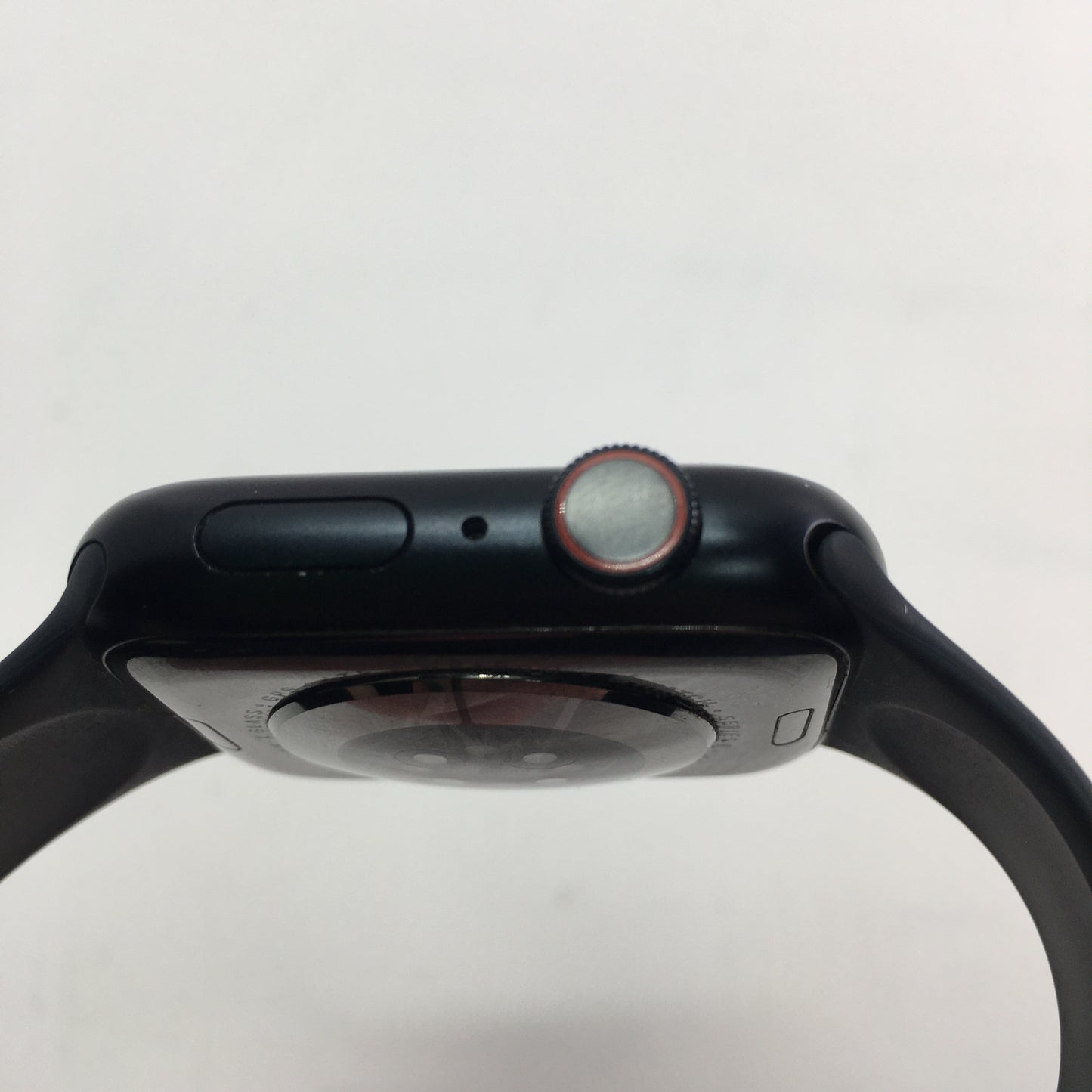 GPS Only Apple Watch Series 8 45MM Black Aluminum Blue Sport Band NVS