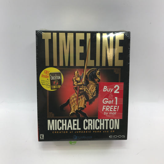 New Timeline Michael Crichtron (PC, 2000) Factory Sealed