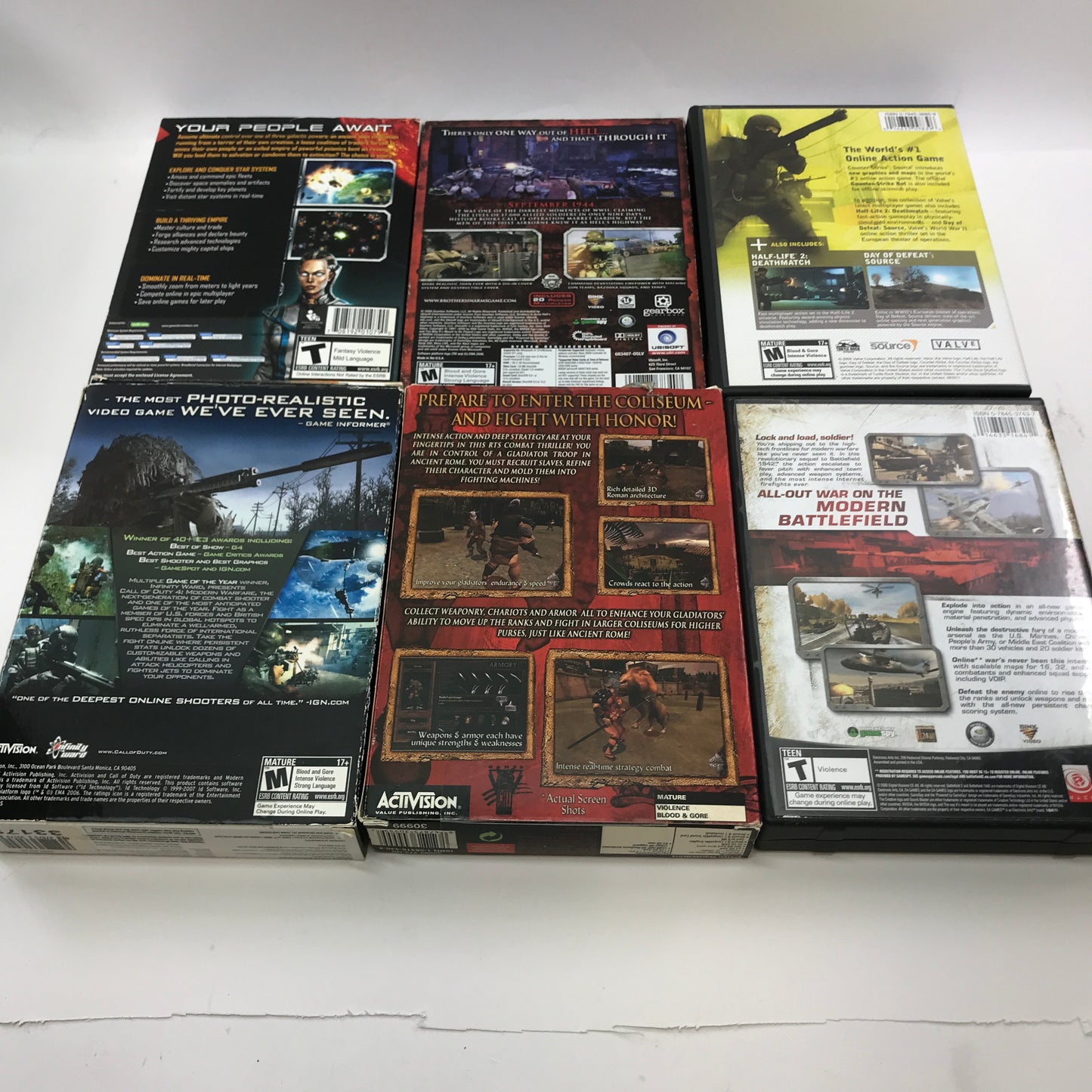 Lot of 36 PC Games [Counter Strike, Battlefield 2, Fable and More]