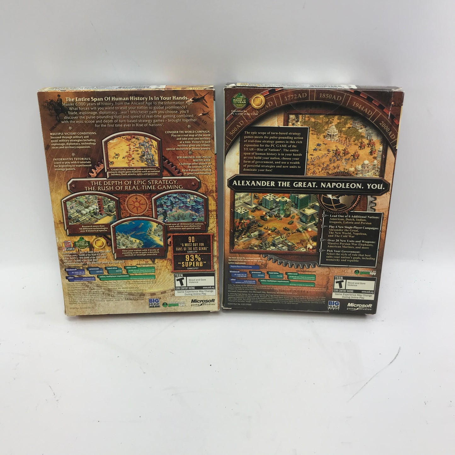 New Rise of Nations and Rise of Nations Thrones & Patriots for PC